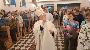 Modlitewne spotkanie u św.  Rity w Nieświniu